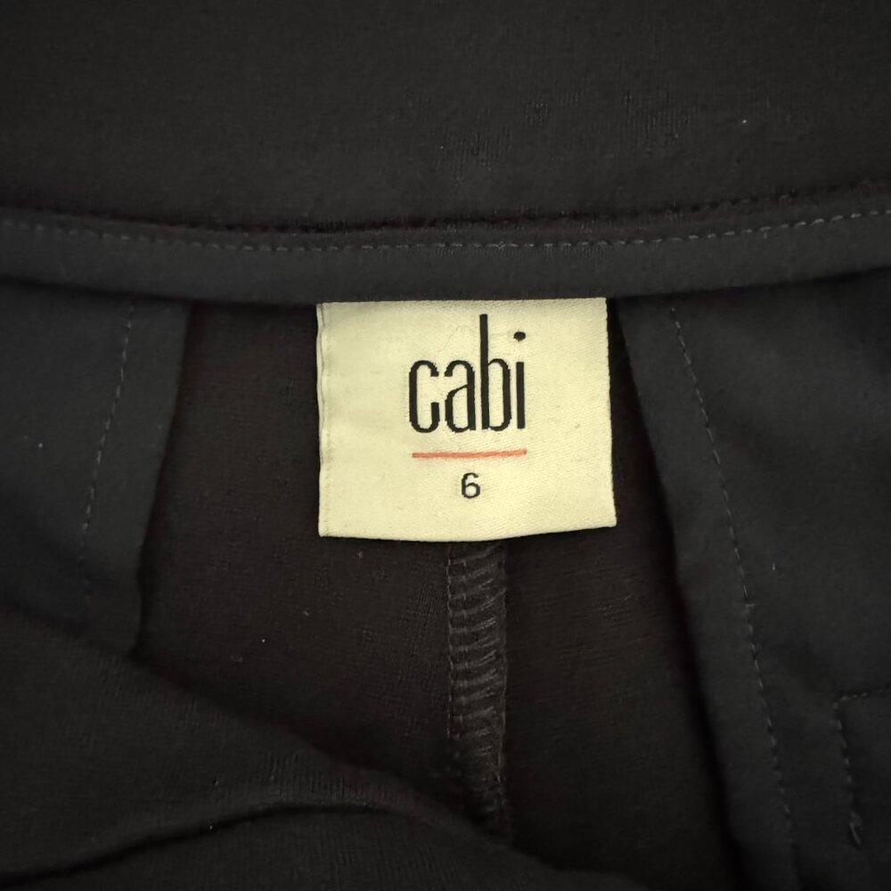 CAbi Dark Navy Blue High Rise Wide Leg Trouser - Size 6 - #3920R - Picture 10 of 12